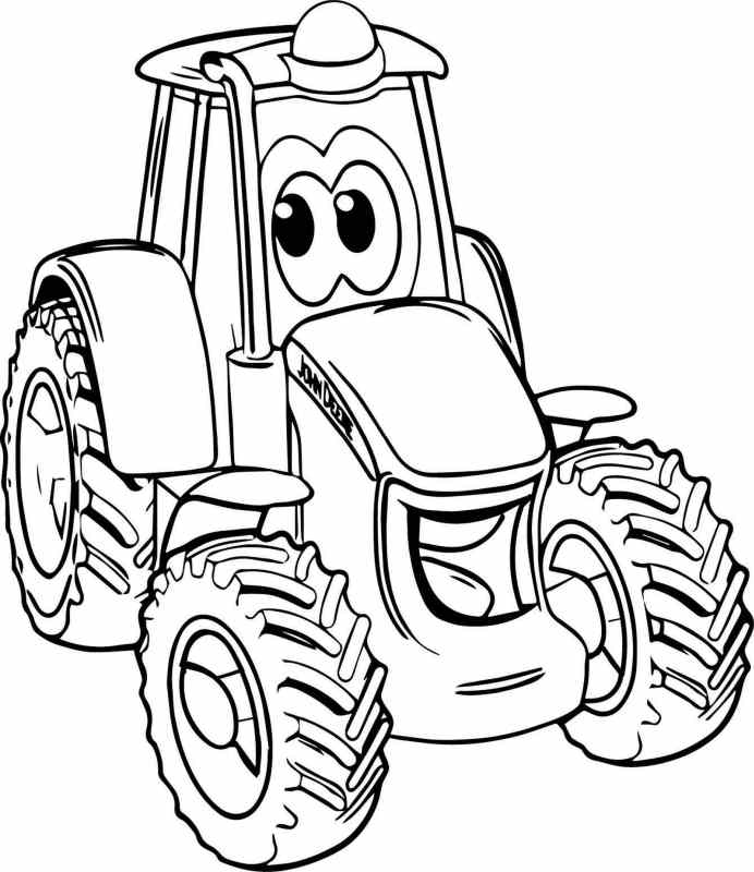 Traktor Tom kolorowanki